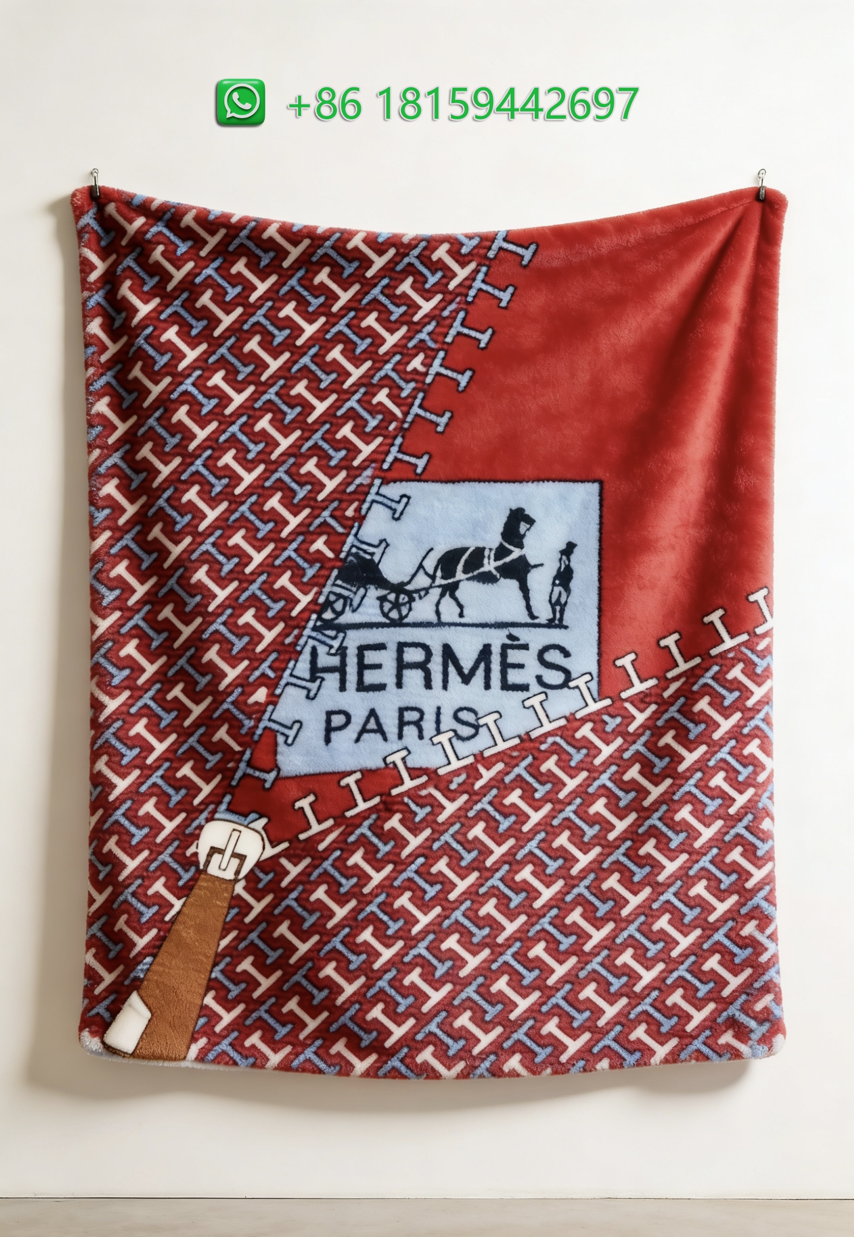 Hermes Throw Blankets